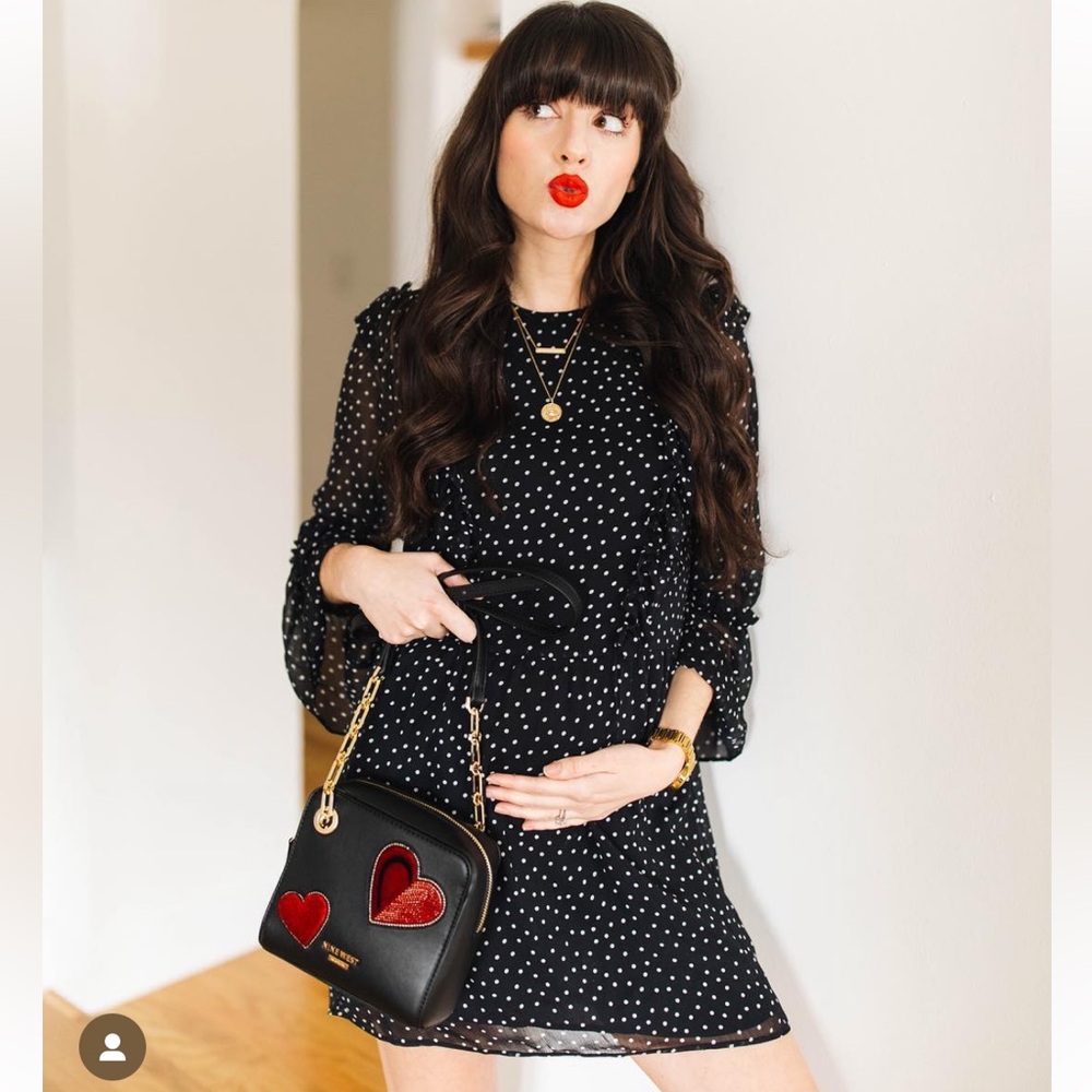 Topshop Polka Dot Ruffle Dress 4